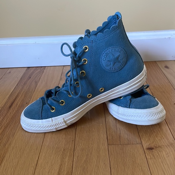Women’s blue converse - Picture 2 of 6